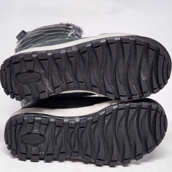 Bearpaw Womens Isabella Gray Wool Waterproof Sheepskin Snow Boots Shoes Size 7 - Picture 7 of 9